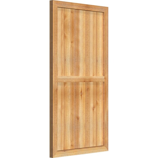 Framed Board-n-Batten Shutters, Rough Sawn Western Red Cedar, 26 7/8W X 50H